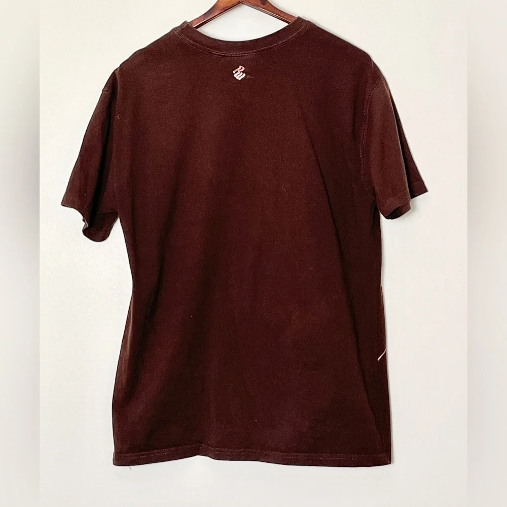 Rocawear T-Shirt Boys Large Brown Hip‎ Hop Y2K Vintage Streetwear Jay-Z